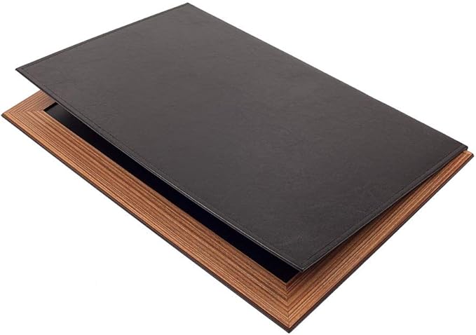 Leather Desk Set - Leather Organizer Desk Set - Walnut Wood Desk Set - Office Product - Office Desk Accessories, Home Office Accessories, Desk Supplies, Desk Accessories Set - 11 PCS