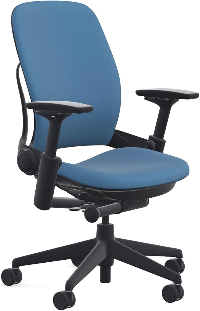 Steelcase Leap Upholstered Hard Casters - Cobalt