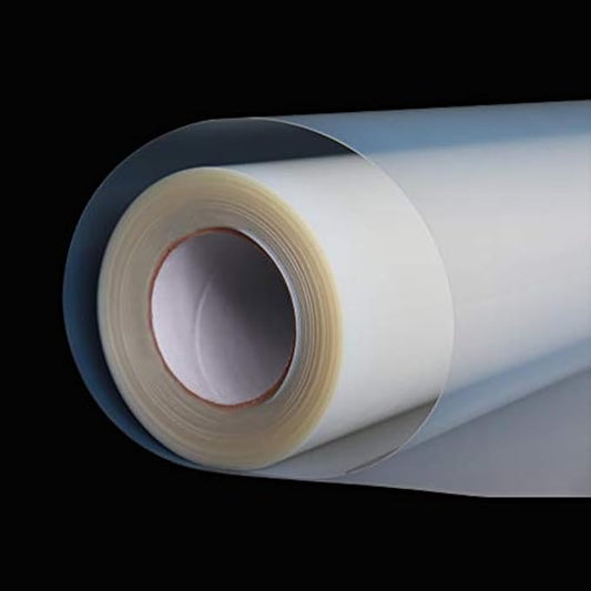24" x100ft. 1 Roll Screen Printing Film Waterproof Inkjet Transparent Film for Water-based Pigment and Dye Ink Jet Printers