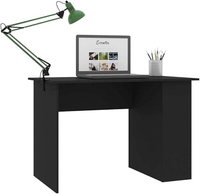 43.3" Computer Desk, Computer Workstation with Shelves, Study Writing Home Office Desk, Modern Chipboard Multipurpose Desk Easy Assemble, 43.3 x 23.6 x 28.7 inch