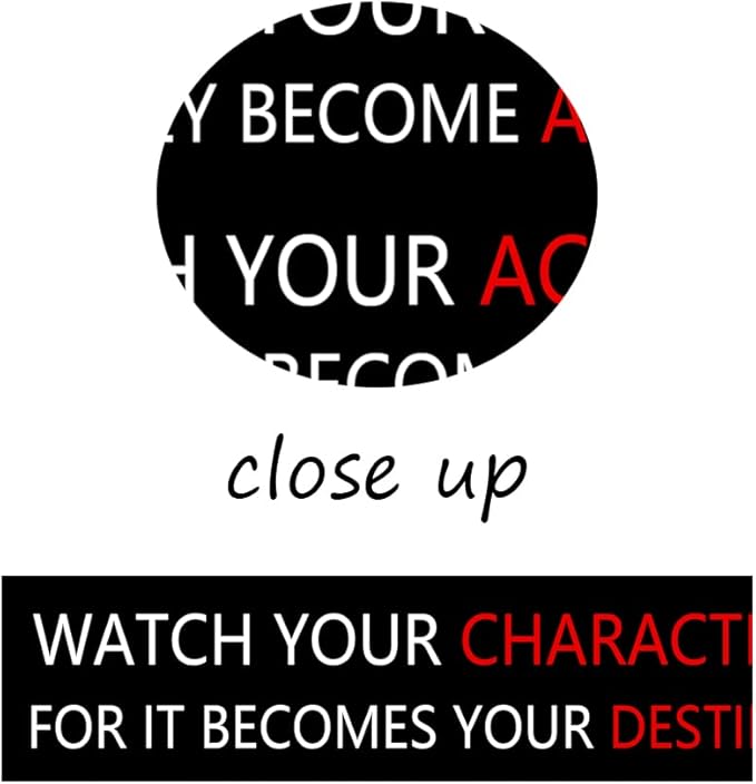 Motivational Wall Art for Office Classroom Watch Your Thoughts Inspirational Canvas Painting Inspiring Quotes Posters Prints Artwork Living Room Home Decor Framed Ready to Hang [30''W x 40''H]