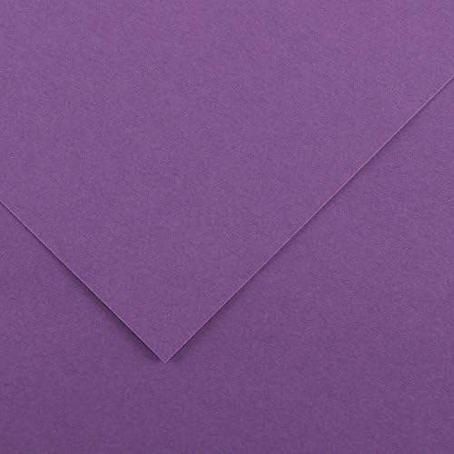 Canson Iris Vivaldi A4 185 GSM Smooth Colour Paper - Violet (Pack of 50 Sheets)