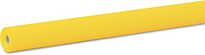 Fadeless Bulletin Board Paper, Fade-Resistant Paper for Classroom Decor, 48” x 50’, Canary, 1 Roll