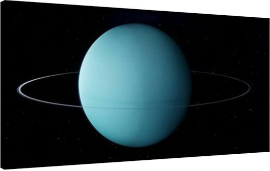 Canvas Wall Art for Living Room Bedroom Uranus Big Large Wall Art Decor Framed Painting Wall Pictures Prints Artwork Office