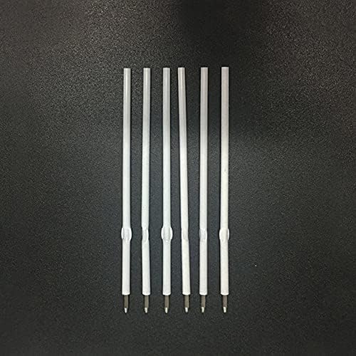 20 pcs 0.7mm Black Color Replaceable Ballpoint Pen Refill School Office Supplies(4.2 inch)