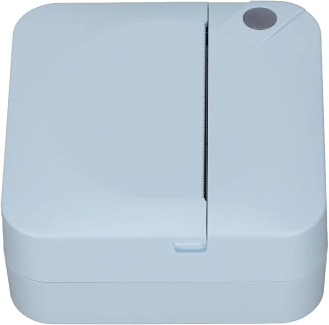 Thermal Label Printer, Bluetooth Printing Label Machine, Shipping Label Printer for Mobile, Office, Notes Memo, Shipping Packages and Postage, 200 DPI Resolution, No Ink Printing