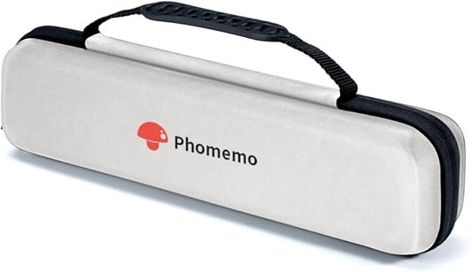 Phomemo 2025 New Version M08F Printer White Bag, M08F Portable Bag Lightweight for Travel, Compatible with HPRT MT800/MT800Q, M08F/M08E/P831/TP81, A886/A887, Portable Thermal Printers (Box Only)