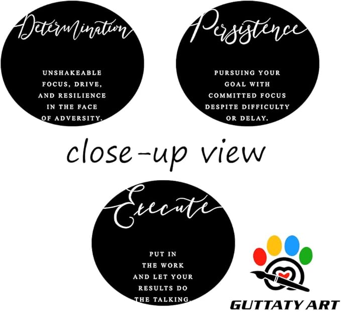 Office Wall Art - 3 Panel Motivational Quotes Canvas Art for Home Office, Entrepreneur Poster Frame (20'x30'x3Pcs)
