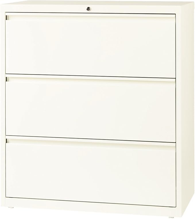 Commercial 3-Drawer Lateral File with Full Width Pull, 36-Inch Wide - Cloud