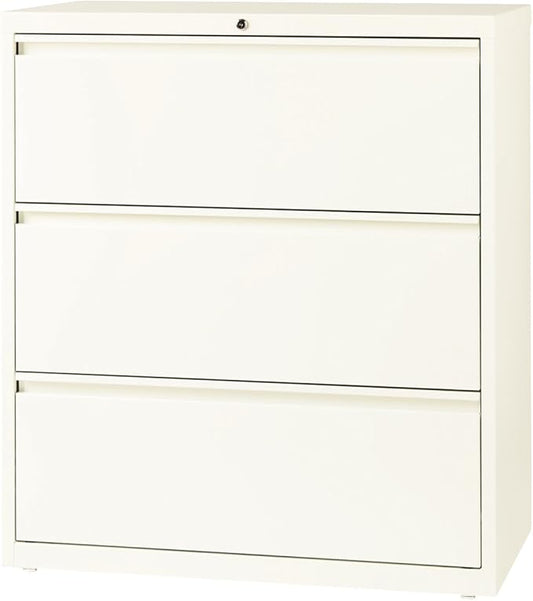 Commercial 3-Drawer Lateral File with Full Width Pull, 36-Inch Wide - Cloud