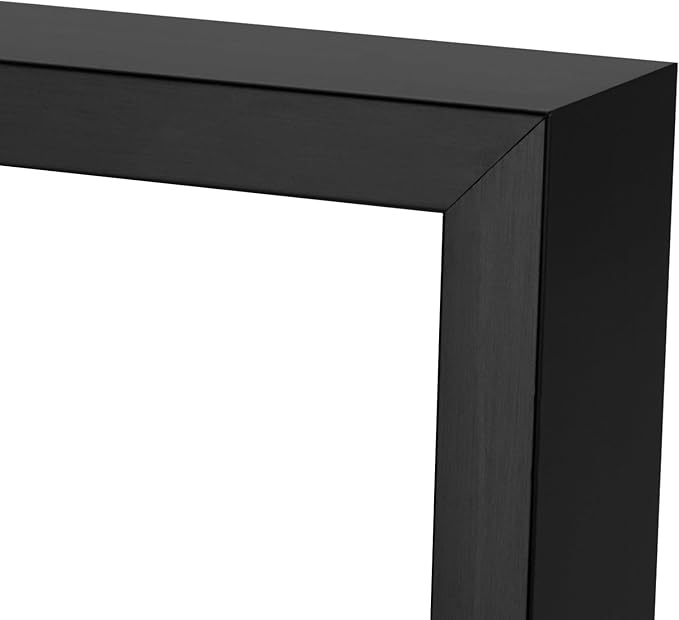 Golden State Art, Gallery Wall Frame Set of 6 - Black 13x19 Aluminum Photo Frames with Mat for 11x17 Pictures - 13 x 19 inch Metal Frame with Real Glass Cover - Elegant Home or Office Decor