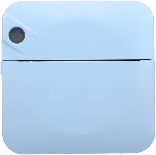 Haofy Portable Thermal Printer Bluetooth Inkless Mini Photo Printer Pocket Label Maker with APP OCR for Stickers Notes Planners for School Office Travel Home (Blue)