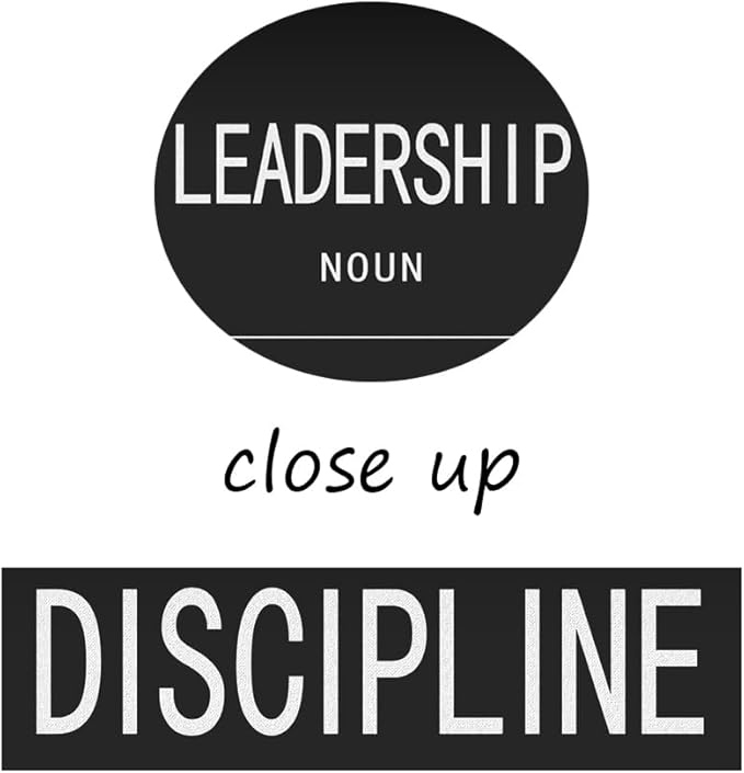 Inspirational Canvas Wall Art 3 Pieces Motivational Painting Discipline Perseverance Noun Quotes Poster Leadership Noun Pictures Print Office Wall Decor Artwork for Home Gym Framed[60" W X 28" H]