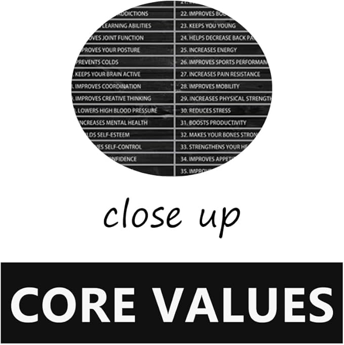 40 Reasons to Workout Motivational Canvas Painting Wall Art Office Decor Ten Things That Require Zero Talent Poster Positive Inspirational Framed Artwork Prints Picture for Home[60" W X 28" H]
