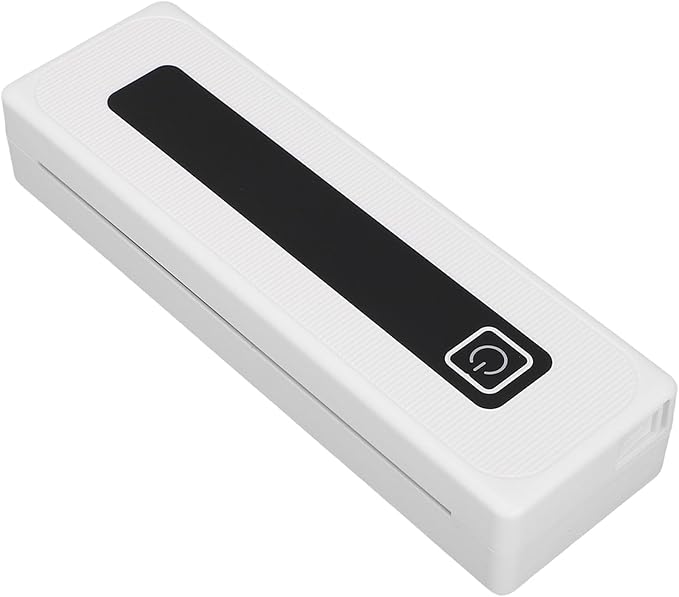 Eujgoov Portable Printer Wireless for Travel, Thermal Inkless Printer Supports 2.24in to 8.5in Paper, Compatible with iOS Laptop, for Office School Home Business Trip