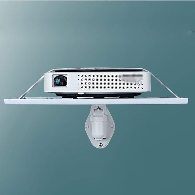 Projector Stand Wall-Mounted Projector Bracket Universal Tray Projector Bracket Horizontal Water Adjustment 360-degree Rotatable Load-Bearing Home Office Projector Bracket