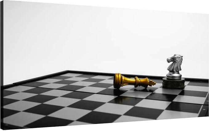 Canvas Wall Art for Living Room Bedroom Last winner most competitiveness Knight stand pile coins refer to Big Large Wall Art Decor Framed Painting Wall Pictures Prints Artwork Office