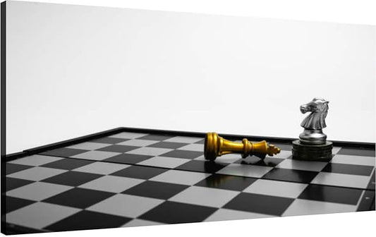 Canvas Wall Art for Living Room Bedroom Last winner most competitiveness Knight stand pile coins refer to Big Large Wall Art Decor Framed Painting Wall Pictures Prints Artwork Office