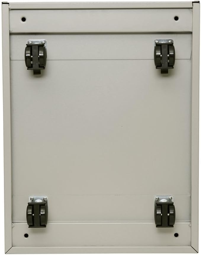 Alera PAFFPY Two-Drawer Metal Pedestal File, 14 7/8w x 19-1/8d x 27-3/4h, Putty