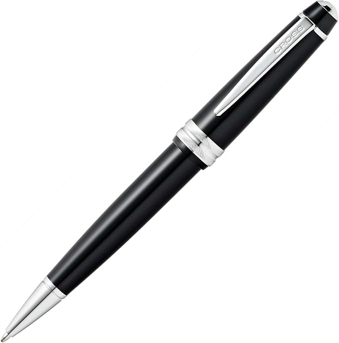 Cross Bailey Light Polished Resin Refillable Ballpoint Pen, Medium Ballpen, Includes Premium Gift Box - Black