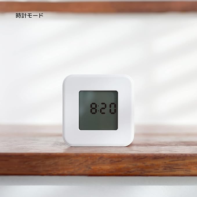mooas Multi Cube Timer Clock (Mint) Rotating Flip Gravity Sensor Time Management Digital LED Clock & Timer 1, 3, 5, 10 min Setting ADHD Desk Office Productivity Kids Workout Kitchen