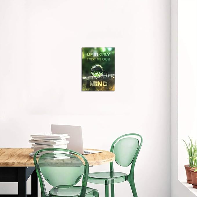 Novatique Inspirational Phrases Wall Art Motivational Canvas Wall Art Modern Canvas Prints Wall Decor Paintings Ready to Hang Inspiring Posters Prints Artwork Home Office Classroom Decor,12 x 16inch