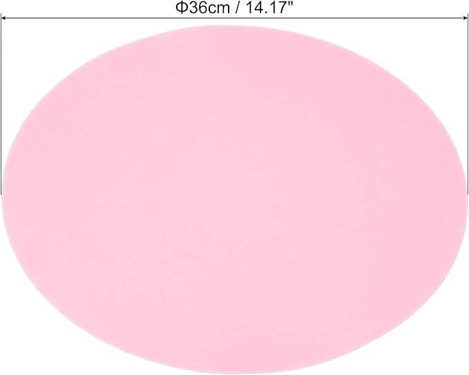 PATIKIL 14.2-inch Round Cardboard Paper, 20 Pcs 200GSM Blank Disc Circles Slices Cutouts Paper for Party Decorations DIY Craft Arts Drawing Painting Writing, Pink
