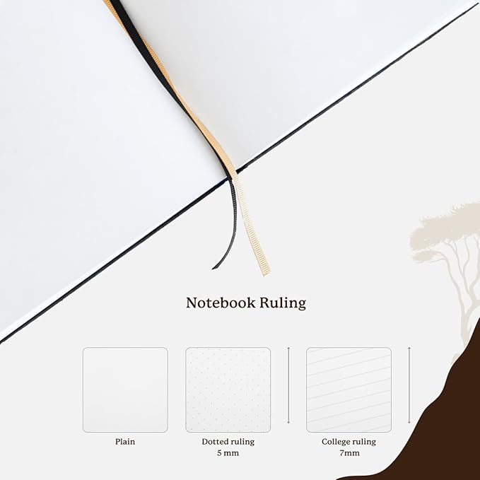 Dingbats* Pro Dotted Large B5 Notebook with Gift Box - Black Textile Cover, Thread-Bound Writing Journal - Pocket, Elastic Closure, Bookmark