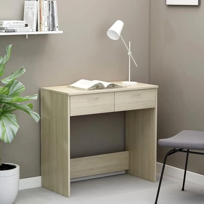 vidaXL , Sleek Home Desk, Simple Study Table for Work, Stylish Writing Space, Small Office Furniture