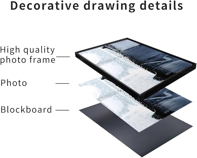 Framed Wall Art for Living Room Modern Wall Decor for Bedroom Office Decor Large Abstract Painting 3 Piece Canvas Art Wall Pictures - 24"x32", Ready to Hang