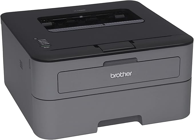 Brother HL-L2300 Monochrome Laser Printer with Duplex Printing for Business Office Home - up to 2400 x 600 Resolution - 27 ppm Print Speed, Hi-Speed USB 2.0, 250-sheet Capacity, BROAGE Printer Cable