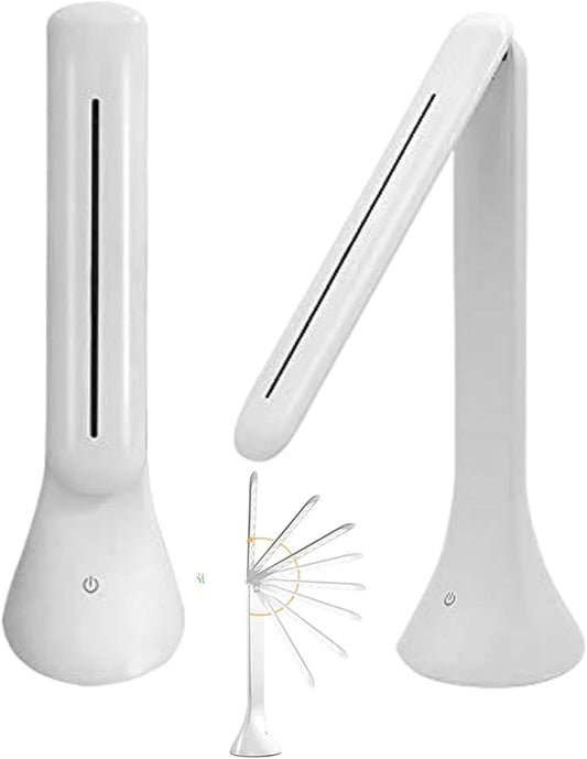 LED Desk Lamp (3 Modes, Touch Control) - Office Lamp for Reading, Studying, USB Rechargeable