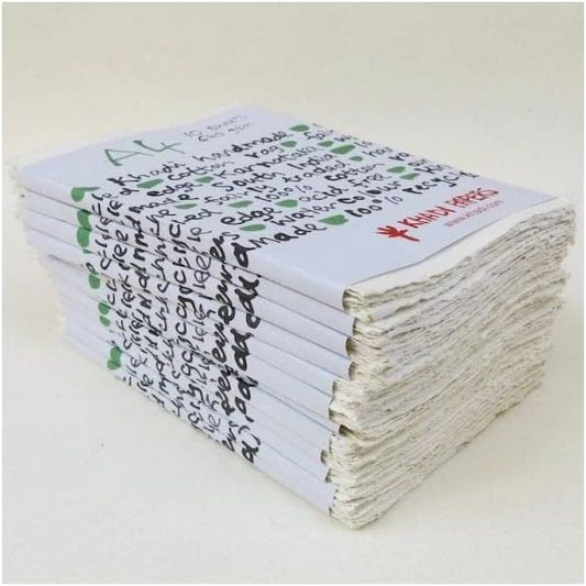 Handmade Recycled Paper. A4, 640gsm, 10 Sheets.