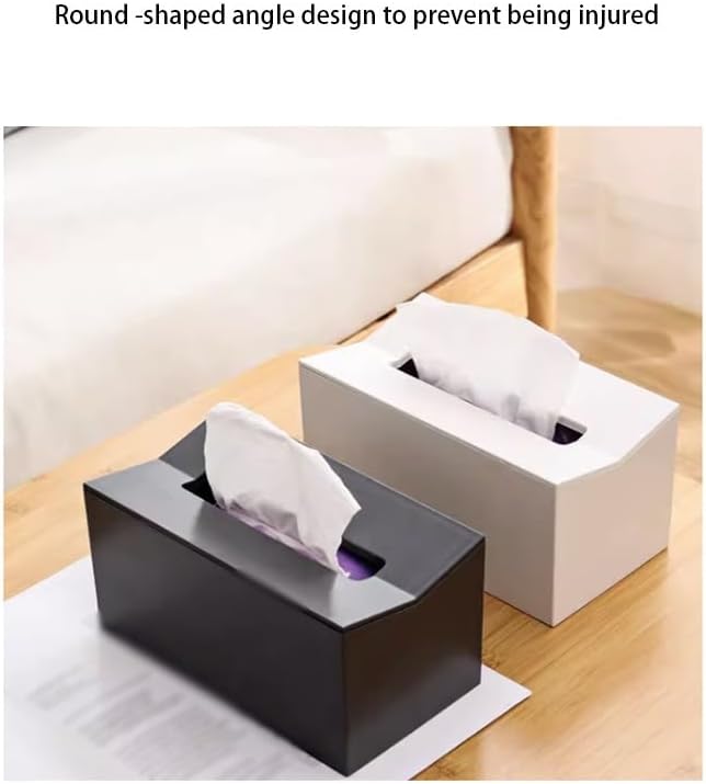 Stylish Tissue Box Plastic RectangleTissue Box Cover Tissue Box Hanging with No Punch for Bathroom Vanity Desks Offices Bedroom Home Table Modern Tissue Box (Color : Set2) (Set1)