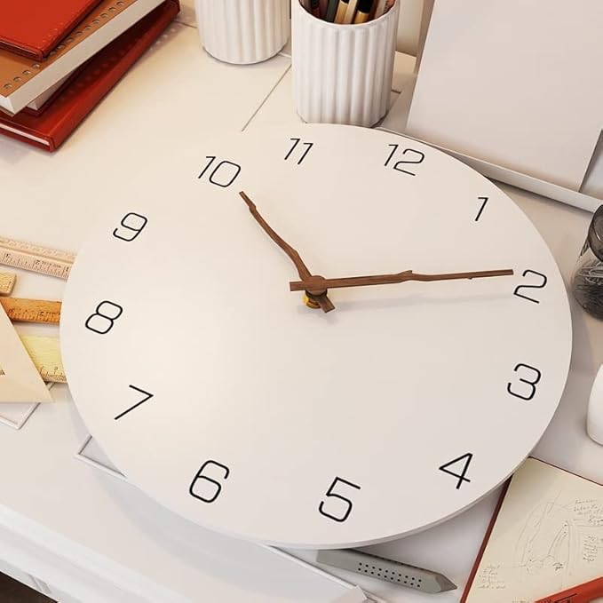 Clock for Bedroom Fashion Wall Clock Bedroom Mute Wall Clock Living Room Home Fashion Wall Clock Restaurant Wall Decoration Office Decor Wall Clock (A)