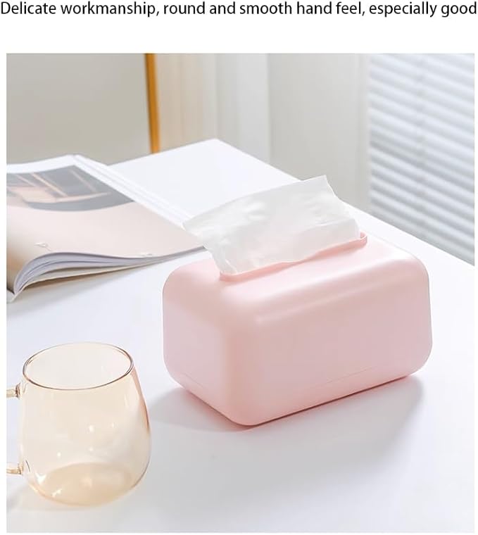 Stylish Tissue Box Sprung Tissue Box Creativity Tissue Box and Bathroom Facial Napkin Box for Bedroom or Office Desks and Tables Home Bar Modern Tissue Box (Color : Multi-coloredB) (Multi coloreda)