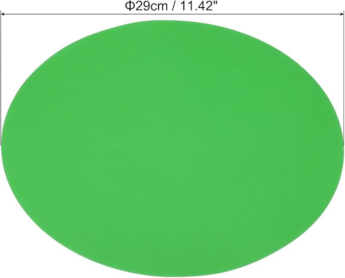 PATIKIL 11.4-inch Round Cardboard Paper, 20 Pcs 200GSM Blank Disc Circles Slices Cutouts Paper for Party Decorations DIY Craft Arts Drawing Painting Writing, Dark Green