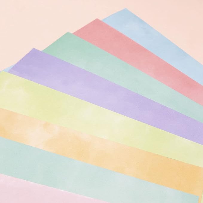 Craftelier - Cardstock Set Watercolour | Pack of 24 Double Sided Cardstock for Cardmaking, Scrapbooking and Craft Projects | Weight 240 grams | Size 30,48 cm x 30,48 cm (12" x 12")