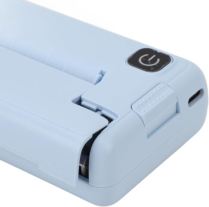 ZJchao Portable Wireless Thermal Printer Inkless Printing Technology for Home School Office Travel A4 Paper Size 210mm 218mm ABS Material 595g Weight