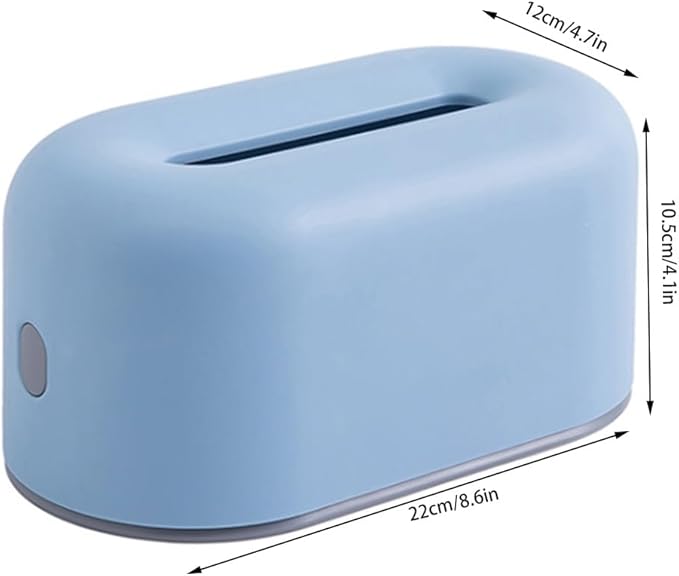 Stylish Tissue Box Stylish Napkin Organizer Household Tissue Box and Facial Tissue Holder for Car Office Desk Home Décor Bathroom Home Bar Modern Tissue Box (Color : White) (Purple)