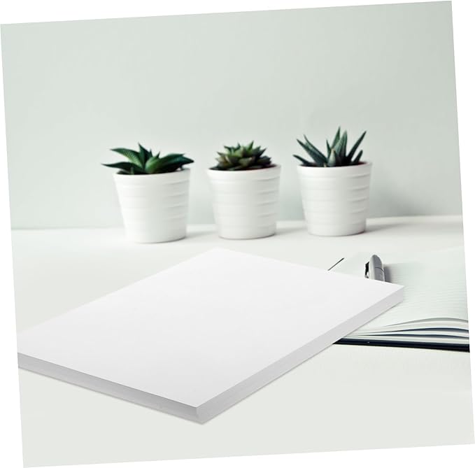 NUOBESTY 90sheets Thick White Cardstock Heavy Cardstock Paper for Printing Drawing Crafting Business Cards