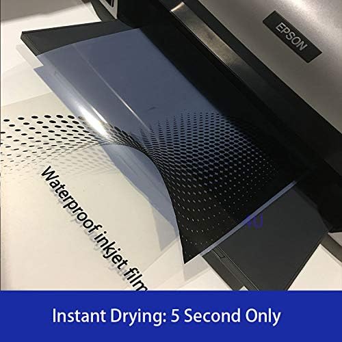 Waterproof Inkjet Transparency Film for Silk Screen Printing 24"x100ft. Roll
