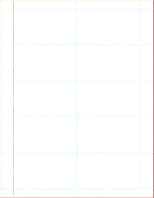 NextDayLabels - 100# Tag Blank 10 Per Page White, Laser/Ink Jet Business Card Stock (500)