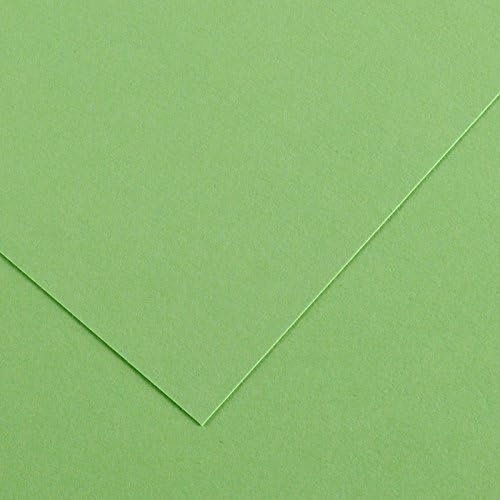 Canson Iris Vivaldi A4 185 GSM Smooth Colour Paper - Apple Green (Pack of 50 Sheets)