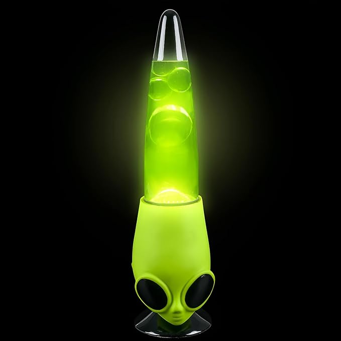 Rhode Island Novelty 13 Inch Alien Head Wax Motion Lamp