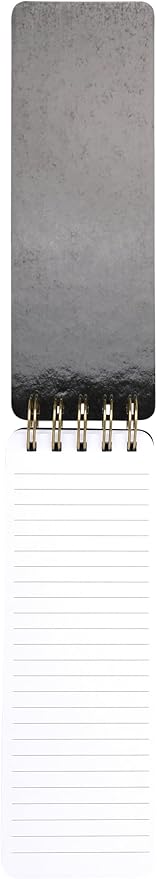 WORLD TRAVELER Eccolo Tall Spiral Memo Pad, 300 Pages, 150 Sheets, Double Spiral Binding, Office Essentials for Work, List Notepad for Students, Class and Shopping, Leopard (3x8.5 inches)