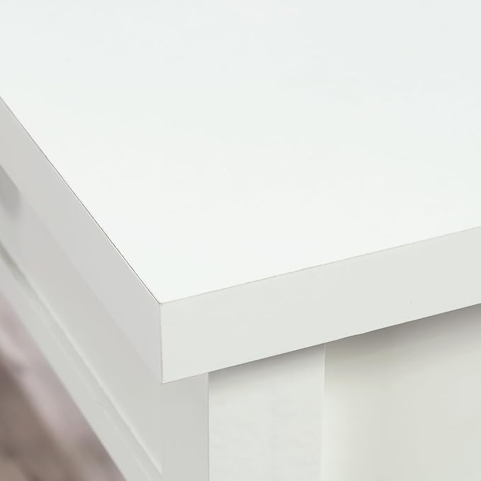 Sauder County Line Desk, Soft White Finish