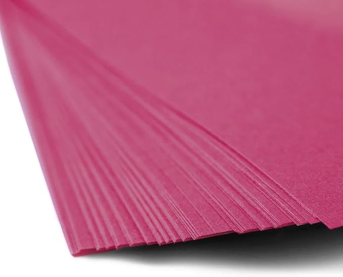 LUXPaper 11" x 17" Paper | Tabloid Size | Magenta Pink | 80lb. Text | 50 Qty