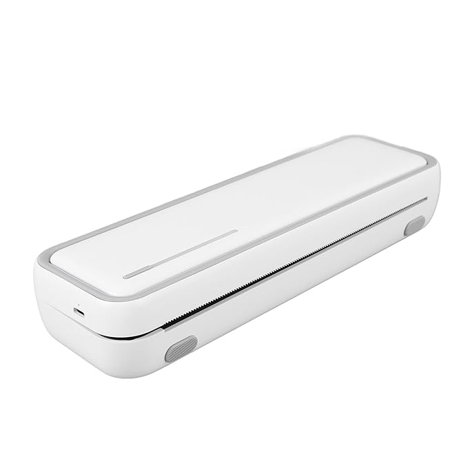 Portable Thermal Printer, Wireless Portable Printer Small Inkless Printer Compatible with Phone and Laptop for Home Office, Lightweight, Compact and Easy to Carry for Business,