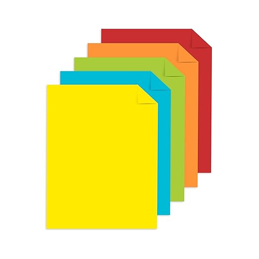 Astrobrights Mixed Carton, 8.5" x 11", 24 lb./89 gsm, 5-Color, 500 Sheets Each/2,500 Sheets Total